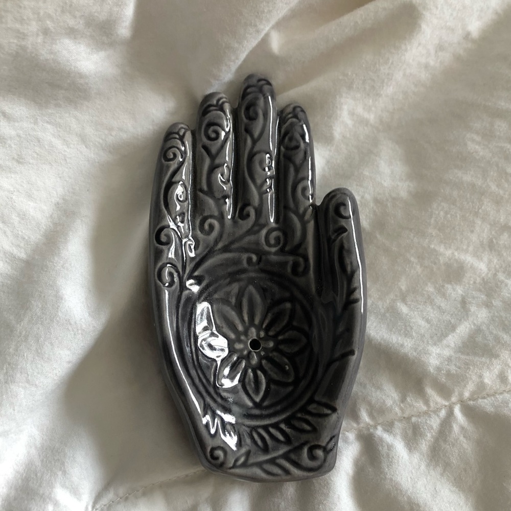 Hand incense holder